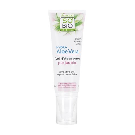 Aloe Vera Gel French Organic Cosmetics So Bio Tic