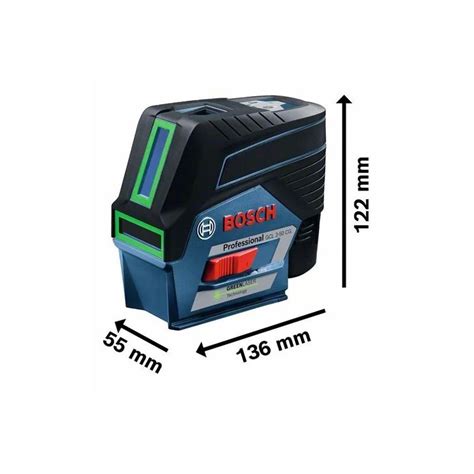 Laser combiné BOSCH gcl 250cg vert batterie 20 ah chargeur lboxx