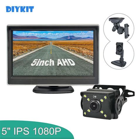 Diykit Inch Ips Ahd Car Monitor P Hd Led Night Vision Backup