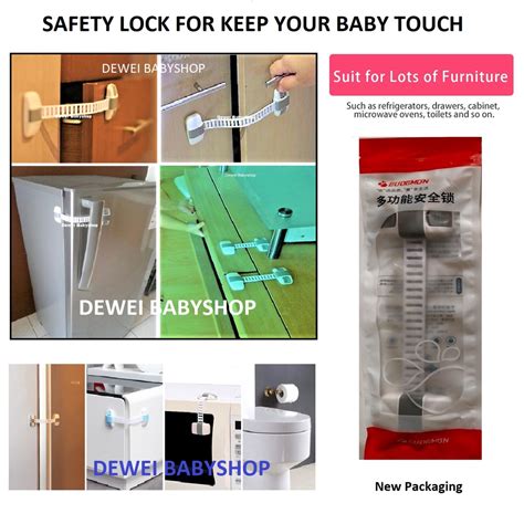 Jual Kunci Pengaman Laci Lemari Anak Bayi Baby Safety Lock Alat