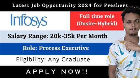 Earn Upto 35 000 Rs Per Month Infosys Is Hiring 2024 Fresher Job