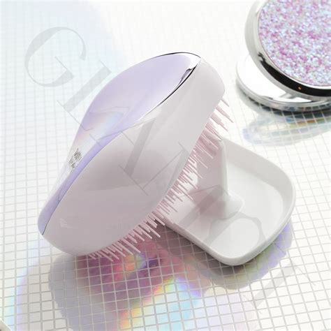 Tangle Teezer Compact Styler Lilac Chrome Compact Hair Brush