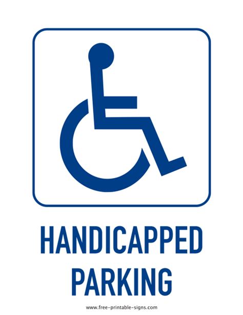 Free Printable Parking Signs Printable Templates