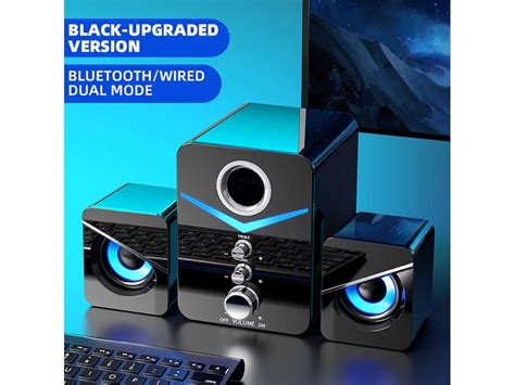 Coluna Bluetooth D De Computador Fio Combina O De Desktop