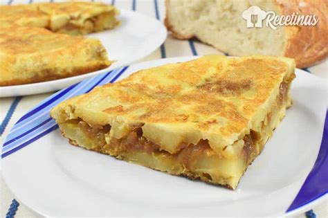 Tortilla De Patata Con Cebolla Caramelizada Recetinas