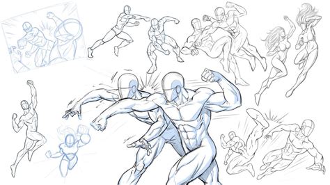 Superhero Pose Sketch