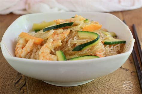 Spaghetti Di Soia Con Verdure E Gamberi Creando Si Impara