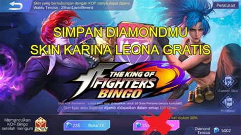 Cara Mendapatkan Skin Leona Karina Kof Gratis Dan Chou Iori Yagami Di