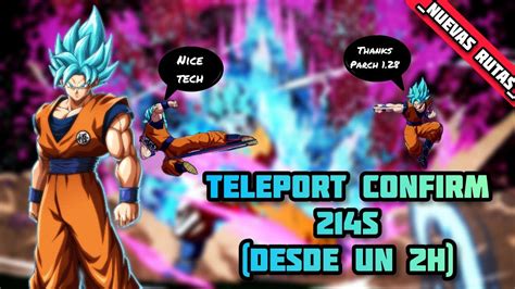 DBFZ Goku SSB Teleport Confirm Desde Un 2H YouTube