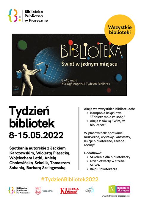 Tydzie Bibliotek Biblioteka Publiczna W Piasecznie