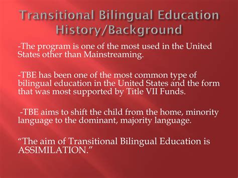 History Of Bilingual Education