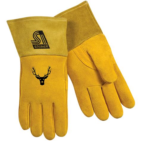 Sof Buck™ Premium Reverse Grain Deerskin Mig Welding Gloves Unlined