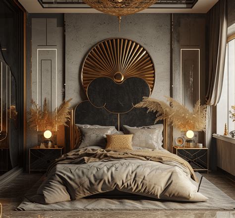 38 Contemporary Art Deco Bedroom Design Ideas - Edward George