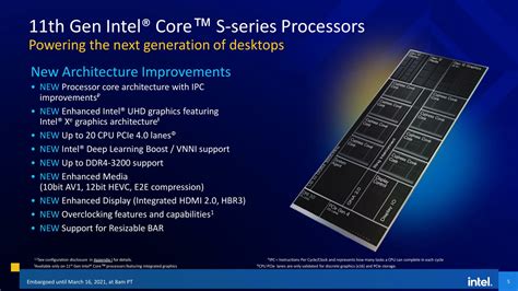 Intel Unleashes Th Generation Rocket Lake Desktop Processors With