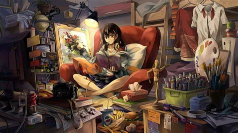 HD wallpaper: girls, painting, artist, anime | Wallpaper Flare