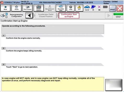 Nissan ECU Reflash Update Procedure With Consult III Plus Paulakeener