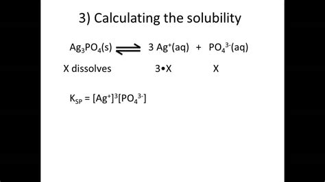 Solubility Calculations Youtube