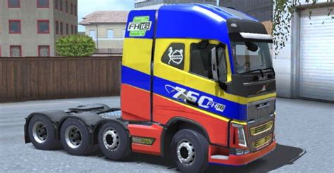 All Truck New Trucks Volvo Trucker Europe Skin Model Blue