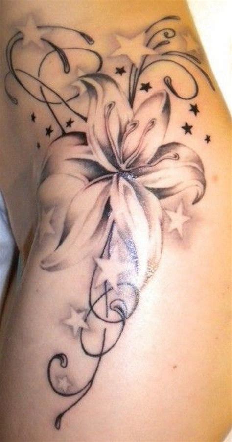 Pretty Lily Flower Tattoo Designs For Creative Juice Lily Flower