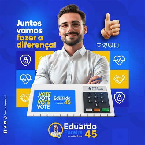 Campanha De Marketing De Mídia Social Nas Eleições Brasileiras Em