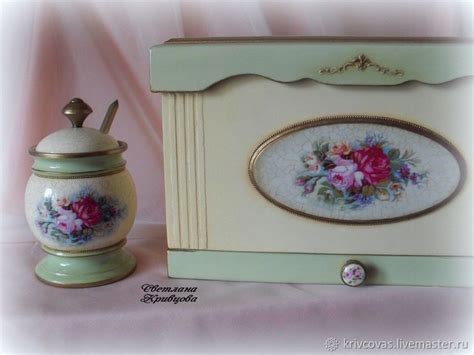 Сахарница солонка декупаж Любимые розы в интернет-магазине Ярмарка ...