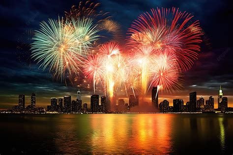 3rd January Fireworks In New York City Background, Architecture, High ...