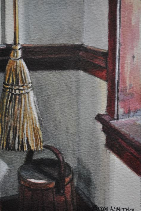 A Painting A Day Blog ~ Andy Smith: Handmade broom...