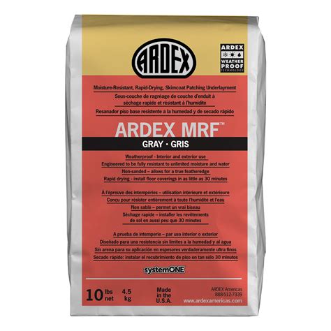 Ardex Mrf Moisture Resistant Rapid Drying Skimcoat Patching Underlayment