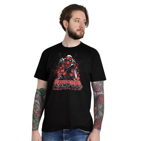 Deadpool Great Ass T Shirt Schwarz Elbenwald