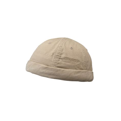 Bonnet Ocala Docker En Coton Stetson Beige Reference