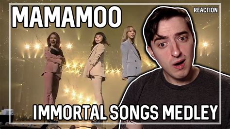 Mamamoo Immortal Songs Medley Reaction Youtube