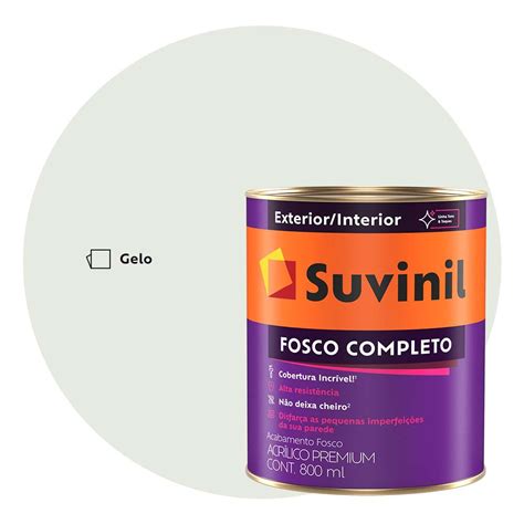 Tinta Anti Mofo Fosco Completo Suvinil Ml Branco Gelo Shopee Brasil