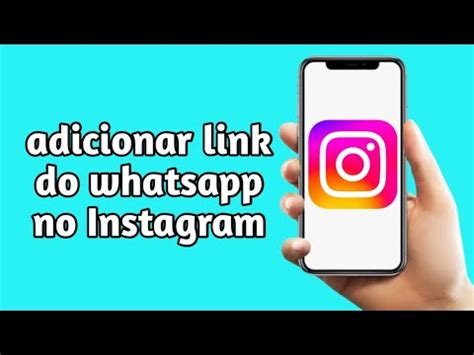 Como Adicionar Link Do Whatsapp No Instagram YouTube