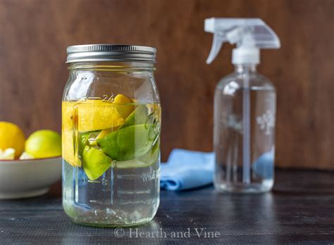 How To Make Homemade Lemon Vinegar For Cleaning Hearth And Vine