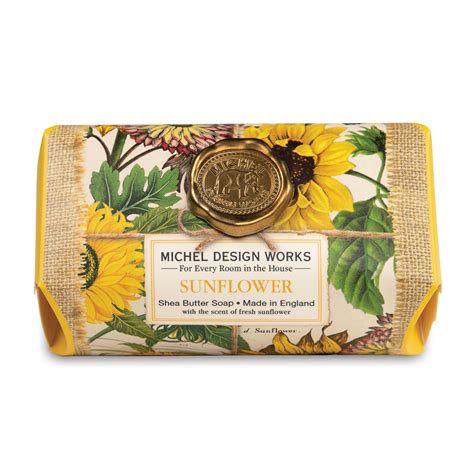 Michel Design Works Large Soap Bar Sunflower