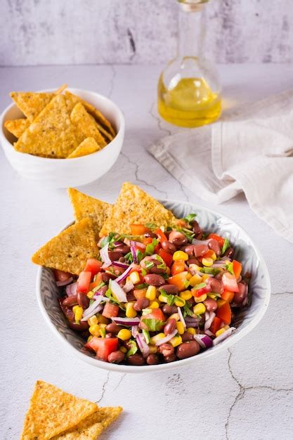 Premium Photo Homemade Cowboy Caviar Traditional Mexican Vegetable