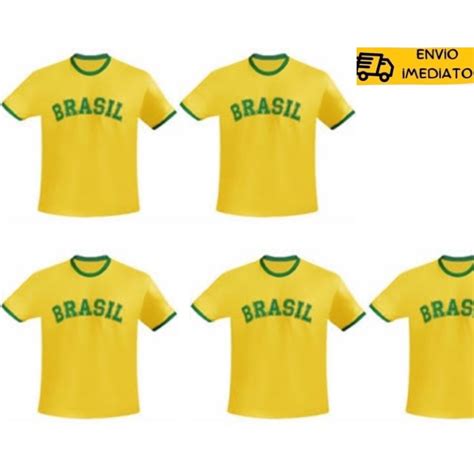 Kit Camisas Brasil Rumo Ao Hexa Shopee Brasil