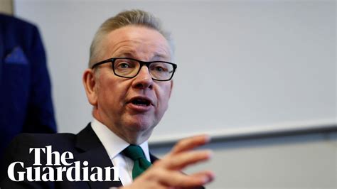 Michael Gove Says He Is Ready To Deliver Brexit Youtube