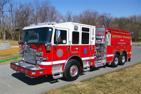 Martindale Volunteer Fire Co Dry Side Tanker Glick Fire Equipment