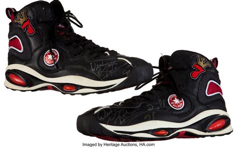 1997-98 Dennis Rodman Game Worn, Signed Shoes.... Basketball | Lot #81418 | Heritage Auctions