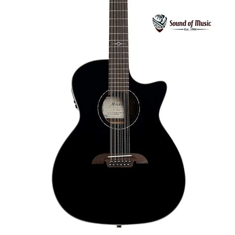 Alvarez Ag70ce 12 String Acoustic Electric Guitar Black Reverb