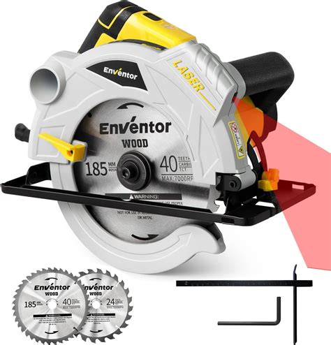 Enventor Circular Saw W Rpm Electric Circular Saws With Laser