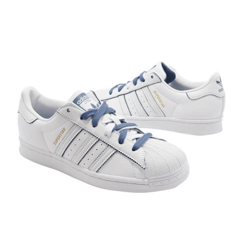 Adidas Wmns Superstar Footwear White Altered Blue Gx Kicksonfire