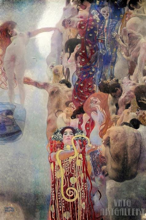 Gustav Klimt Medicine Canvas Gallery Wrapped Or Framed Giclee