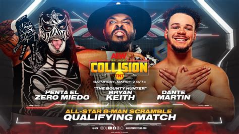 Wwe K Penta El Zero Miedo Vs Bryan Keith Vs Dante Martin Aew