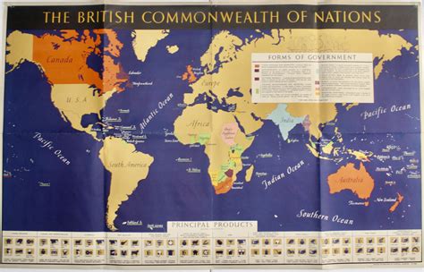 Propaganda map] The British Commonwealth of Nations (Forms of ...