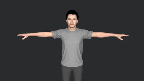 Pedro Pascal Hyper Realistic Full Body Rigged Character - 3D Model by ...