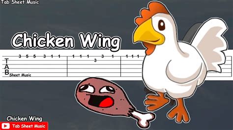 Chicken Wing (Meme) Guitar Tutorial - Tab Sheet Music