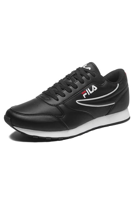 Fila Pantofi Sport De Piele Ecologica Cu Logo Brodat Orbit Low Negru