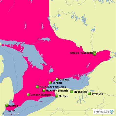 Stepmap S Dost Ontario Landkarte F R Deutschland